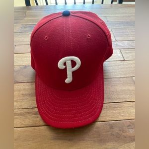 Men’s Philly Authentic, Official On Field Cap, New Era Cool Base 7 3/8 or 58.7cm